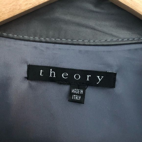 THEORY Moto Style leather jacket - medium - Picture 6 of 9